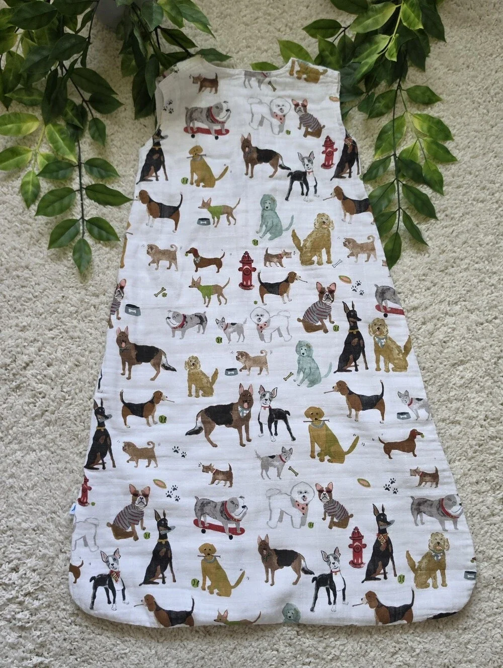 Little Unicorn Cotton Muslin Sleep Bag (12-18 Months Large)
